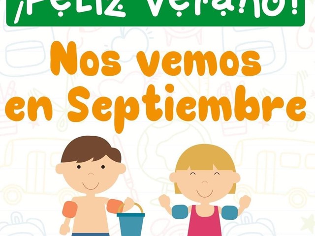 FELIZ VERANO- NOS VEMOS EN SEPTIEMBRE 