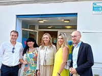 INAUGURACIÓN DE LOS NUEVOS CENTROS POR DÑA. FABIOLA GARCIA Y D. JACOBO REY