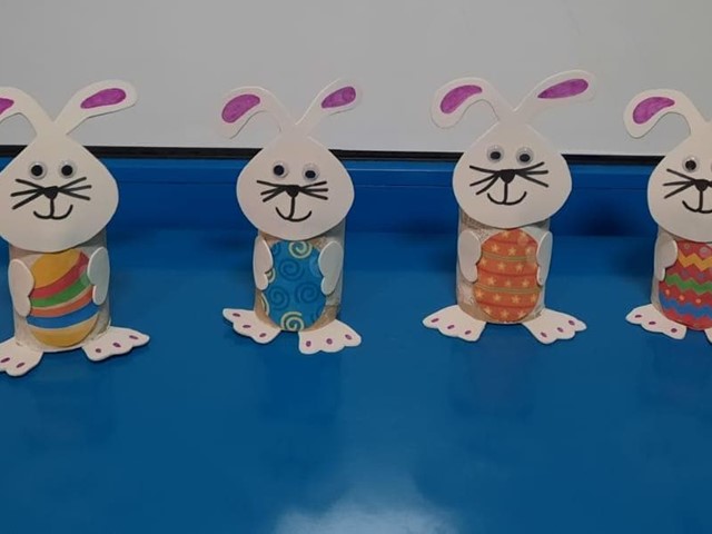 Nuestros trabajitos de Pascua