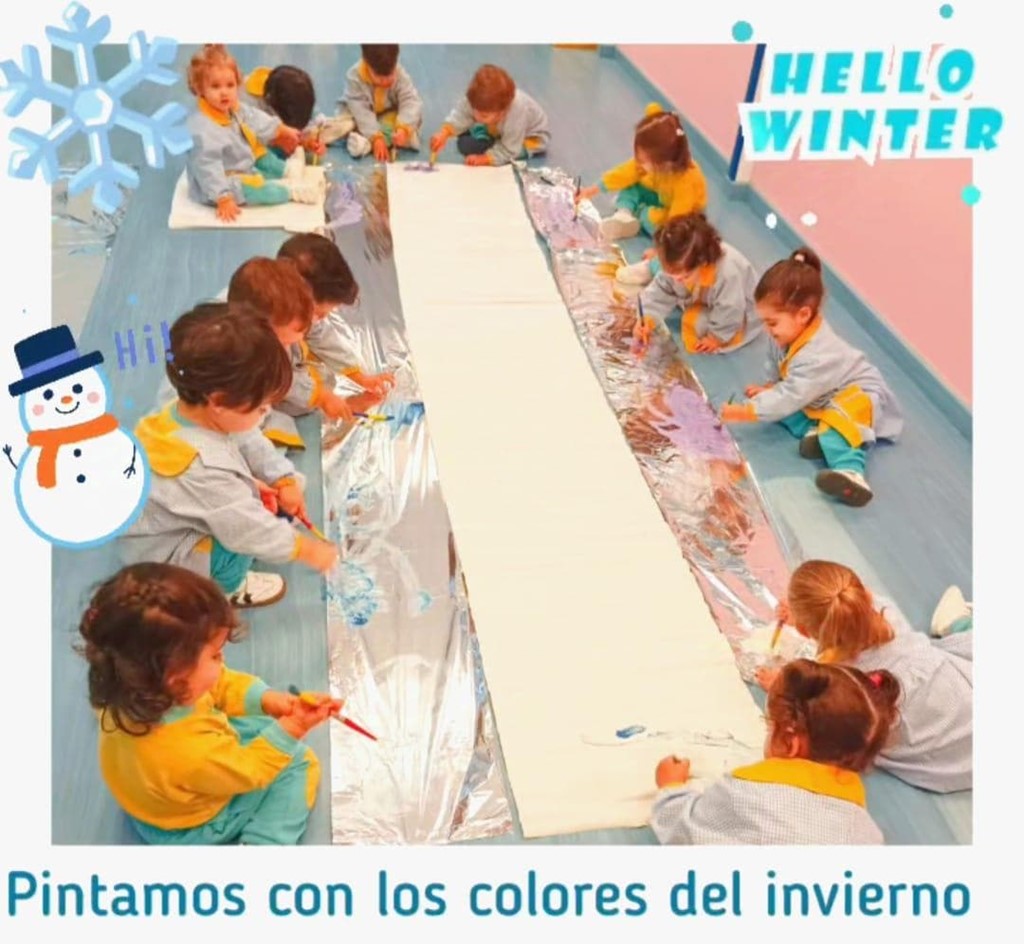 PINTAMOS LOS COLORES DEL INVIERNO