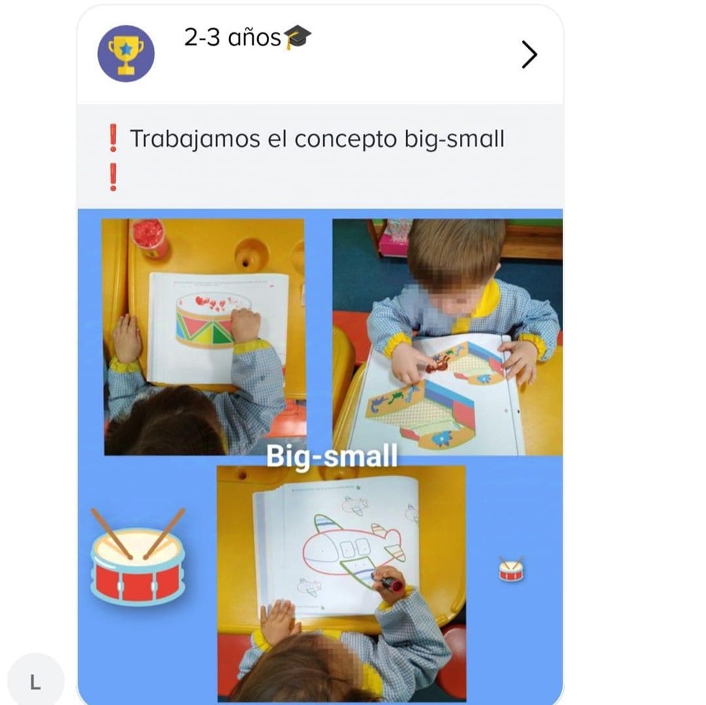 TRABAJAMOS EL CONCEPTO BIG-SMALL (Grande-Pequeño)